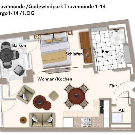 Godewindpark Travemuende Godewindpark Travemuende 1-14 * لوبيك